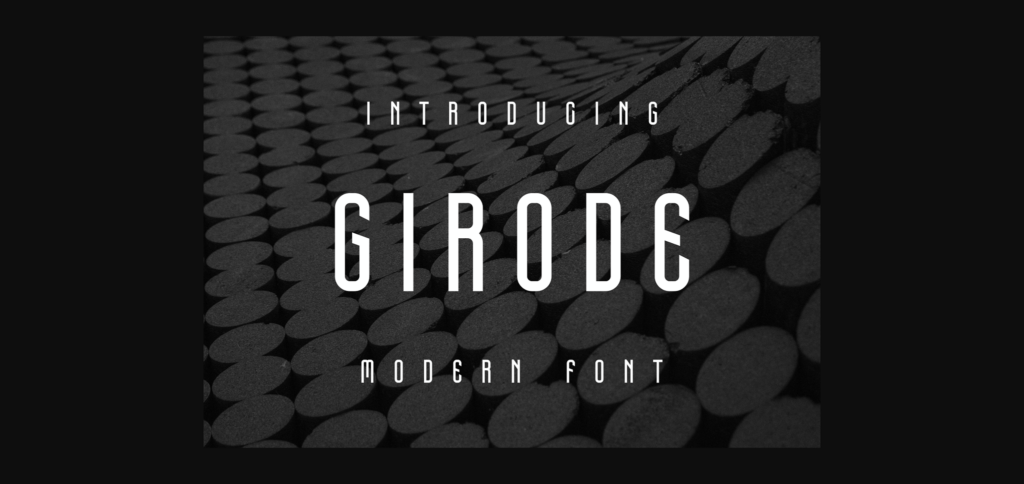 Girode Font Poster 3