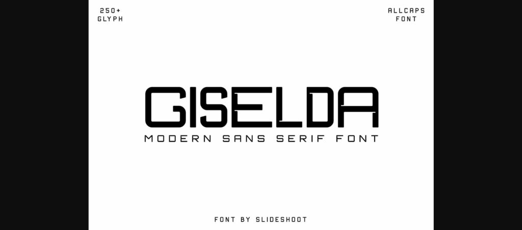 Giselda Font Poster 1