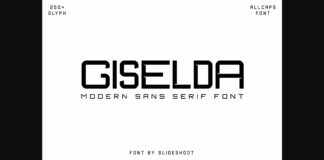 Giselda Font Poster 1