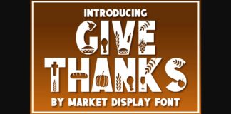 Give Thanks Font Poster 1