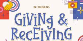 Giving Receiving Fonts