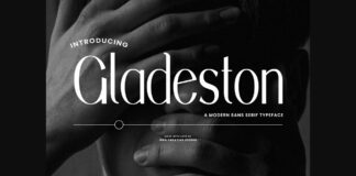 Gladeston Font Poster 1