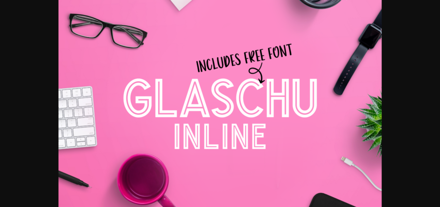 Glaschu Font Poster 8