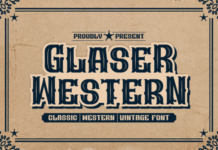 Glaser Western Font