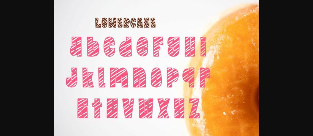 Glazed Donut Font Poster 6