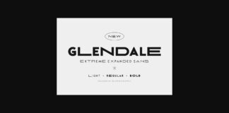 Glendale Font Poster 1