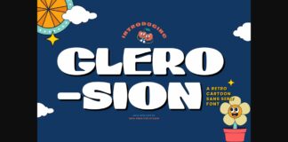 Glerosion Font Poster 1