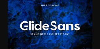 Glide Sans Font Poster 1