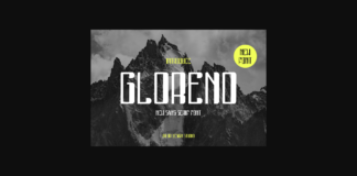 Gloreno Font Poster 1