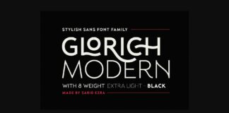 Glorich Font Poster 1