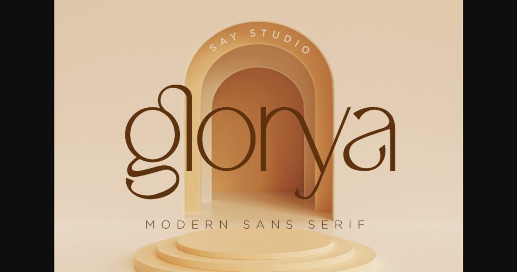 Glorya Font Poster 1