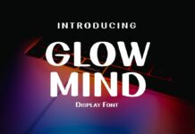 Glow Mind Font Poster 1