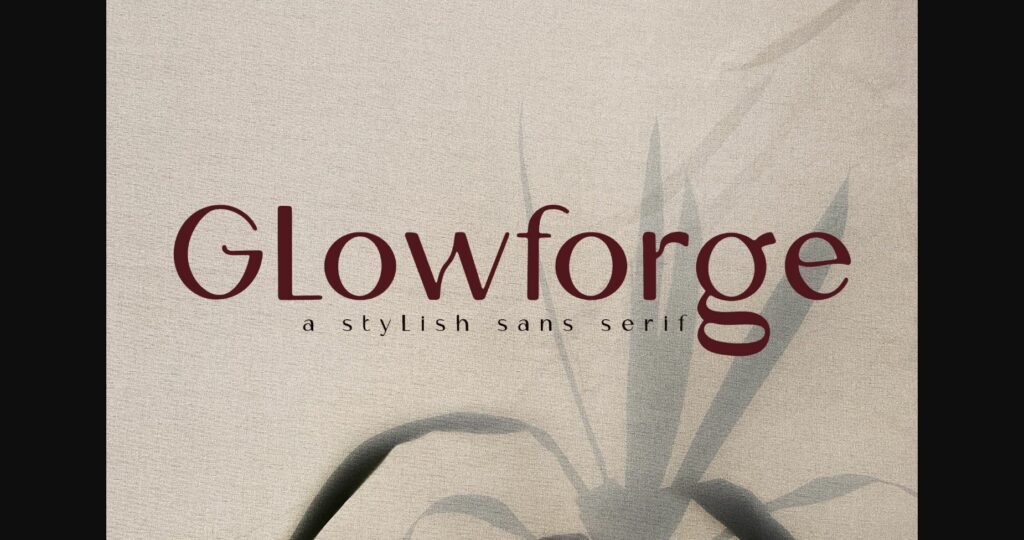 Glowforge Font Poster 3