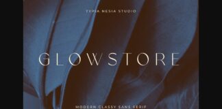 Glowstore Font Poster 1