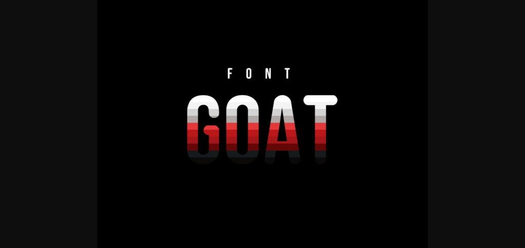 Goat Font Poster 1