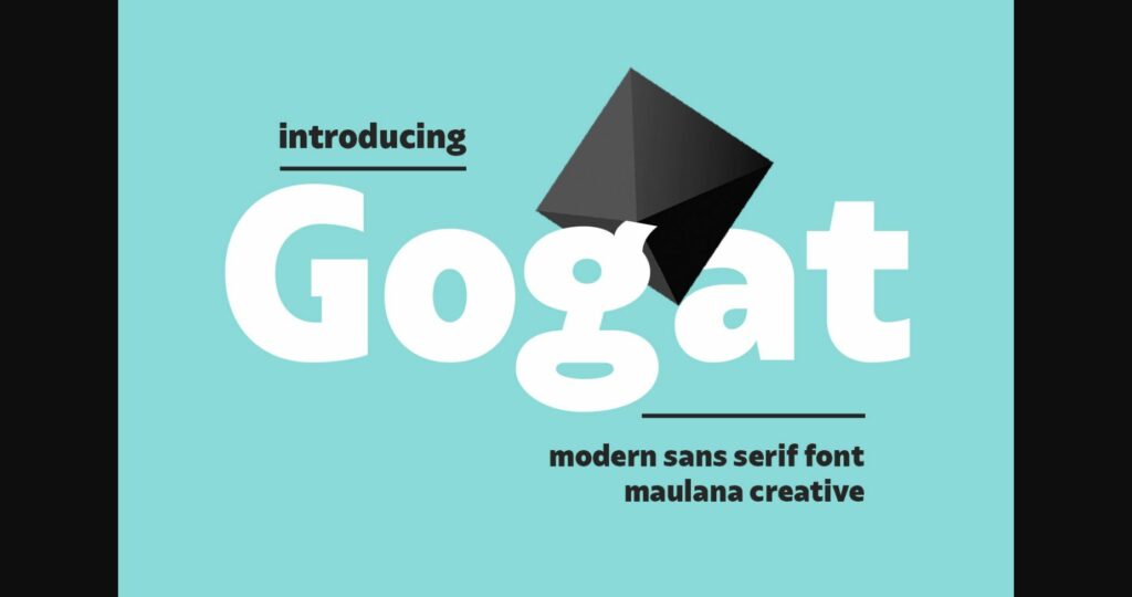 Gogat Font Poster 1