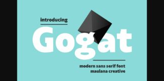 Gogat Font Poster 1