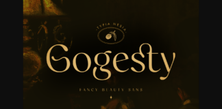 Gogesty Font Poster 1