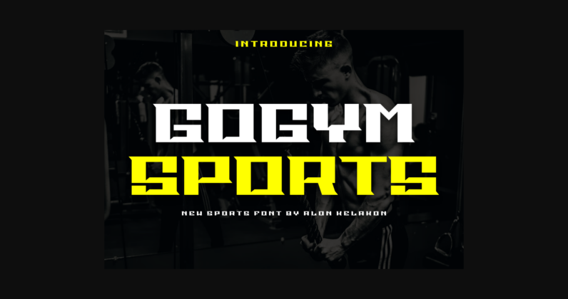 Gogym Sports Font Poster 3