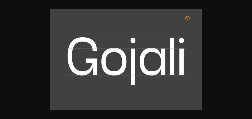 Gojali Font Poster 5