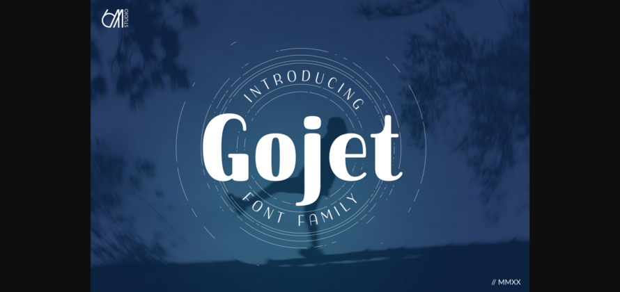 Gojet Font Poster 3