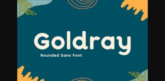 Goldray Font Poster 1