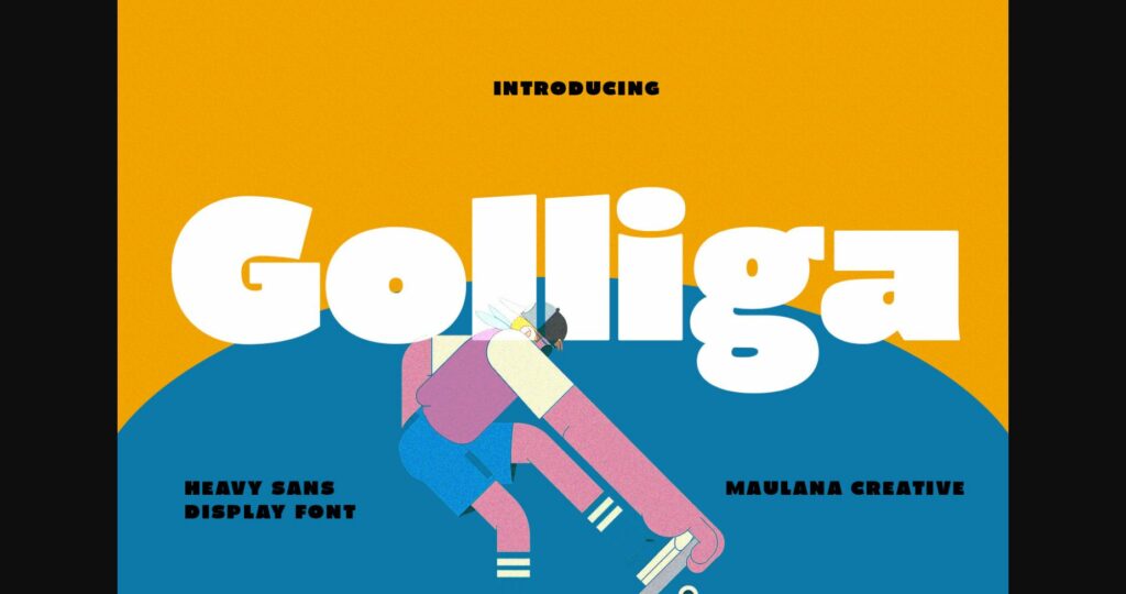 Golliga Font Poster 3