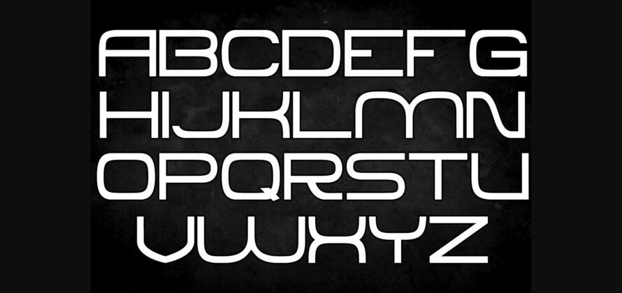 Golred Font Poster 8