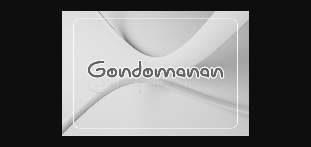 Gondomanan Font Poster 1