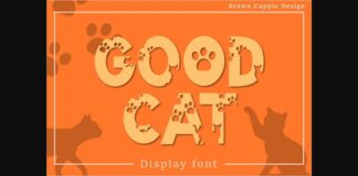 Good Cat Font Poster 1