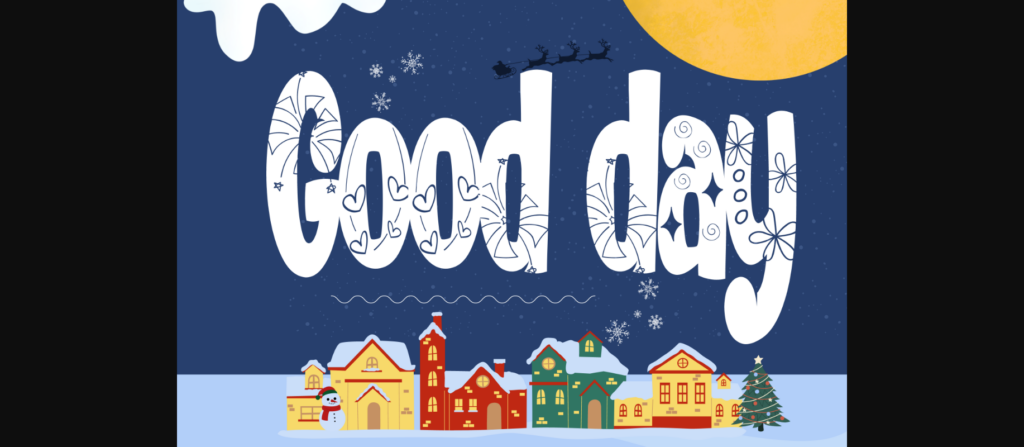 Good Day Font Poster 4