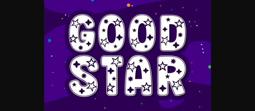 Good Star Font Poster 3