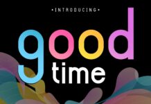 Good Time Font Poster 1