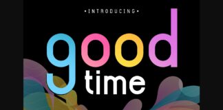 Good Time Font Poster 1