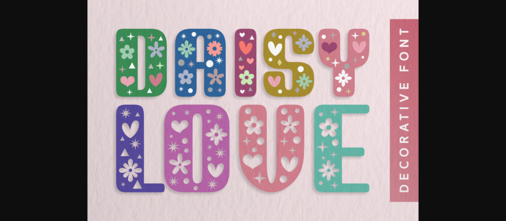 Daisy Love Font Poster 3