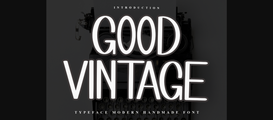 Good Vintage Font Poster 3