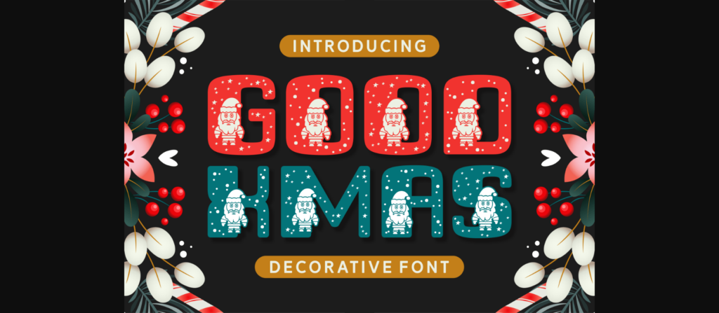 Good Xmas Font Poster 3