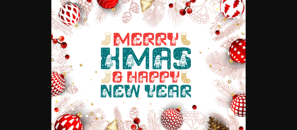 Good Xmas Font Poster 5