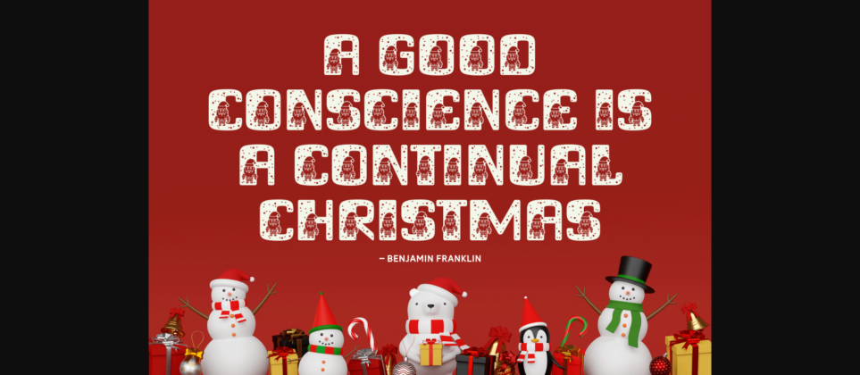 Good Xmas Font Poster 6