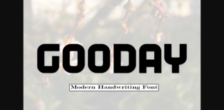 Gooday Font Poster 1