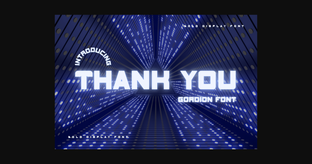 Gordion Font Poster 11