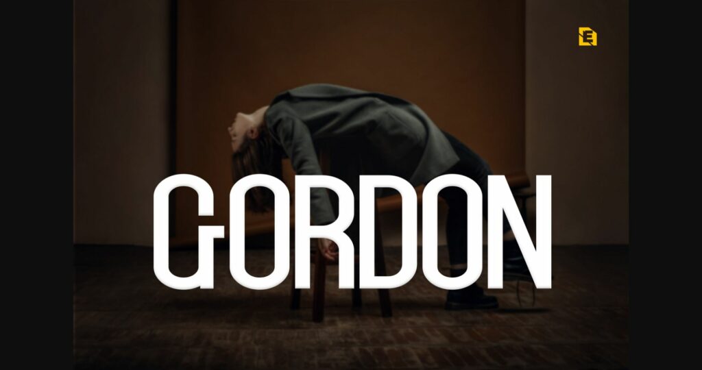 Gordon Font Poster 3