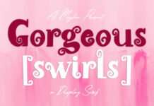 Gorgeous Swirls Fonts