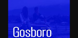 Gosboro Font Poster 1