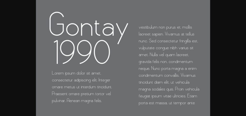 Gotay Font Poster 6