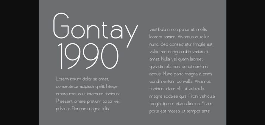 Gotay Font Poster 6