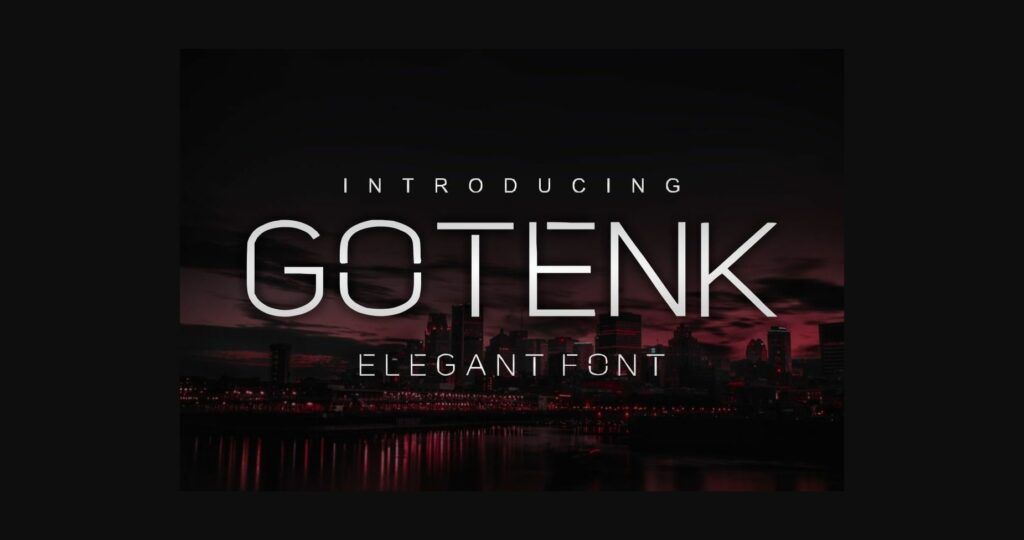 Gotenk Font Poster 3