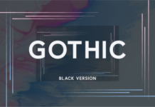 Gothic Black Font