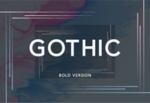 Gothic Bold Font