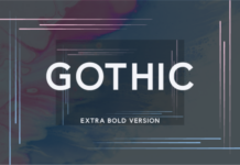 Gothic Extra Bold Fonts